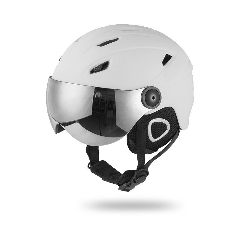 Ski Helmet With Snow Goggles - zipzapproducts