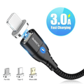 3 in 1 Magnetic Fast Charging USB Cable - zipzapproducts