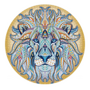 DIY Wooden Round Lion Puzzle - zipzapproducts