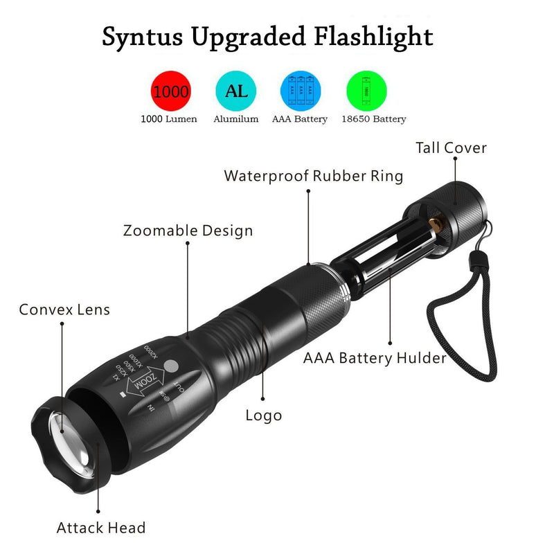 Super Bright Tactical LED Flashlight - zipzapproducts