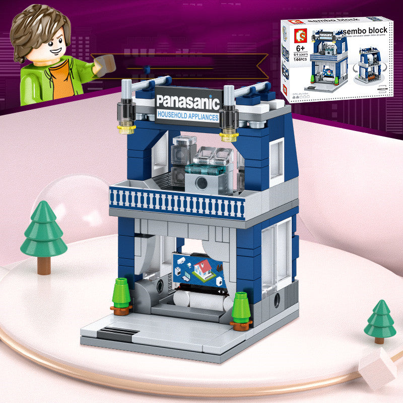 Mini City Street-Series Building Blocks - zipzapproducts