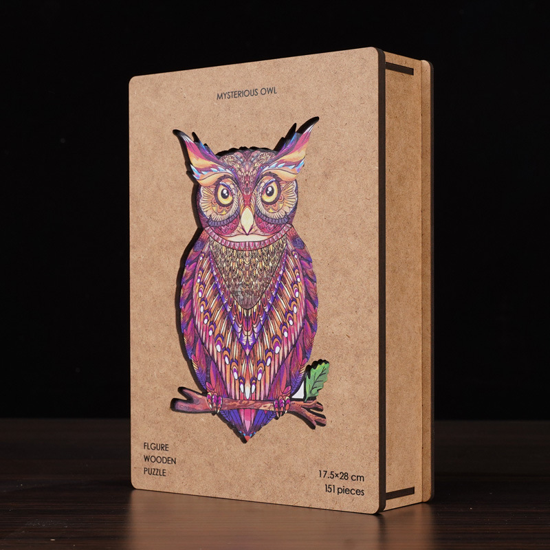 Mysterios Owl Wooden Puzzle - zipzapproducts