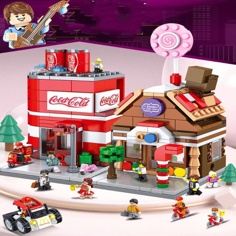 Mini City Street-Series Building Blocks - zipzapproducts