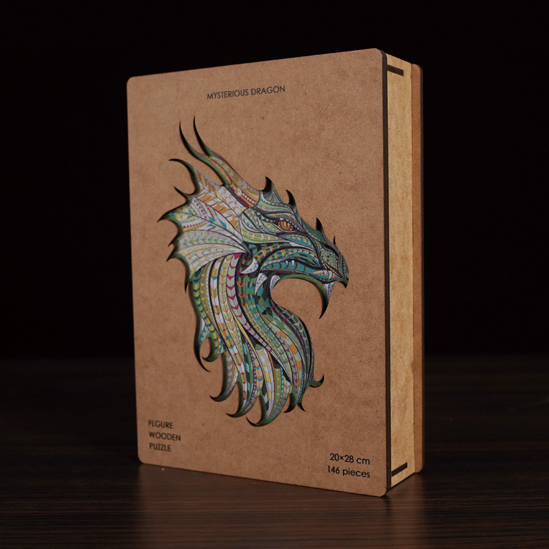 Mysterious Dragon Wooden Puzzle - zipzapproducts