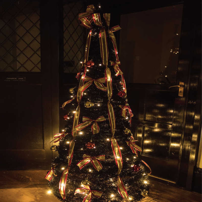 6ft Green, Red and Gold Pre-lit Popup Christmas Tree 1024x1024