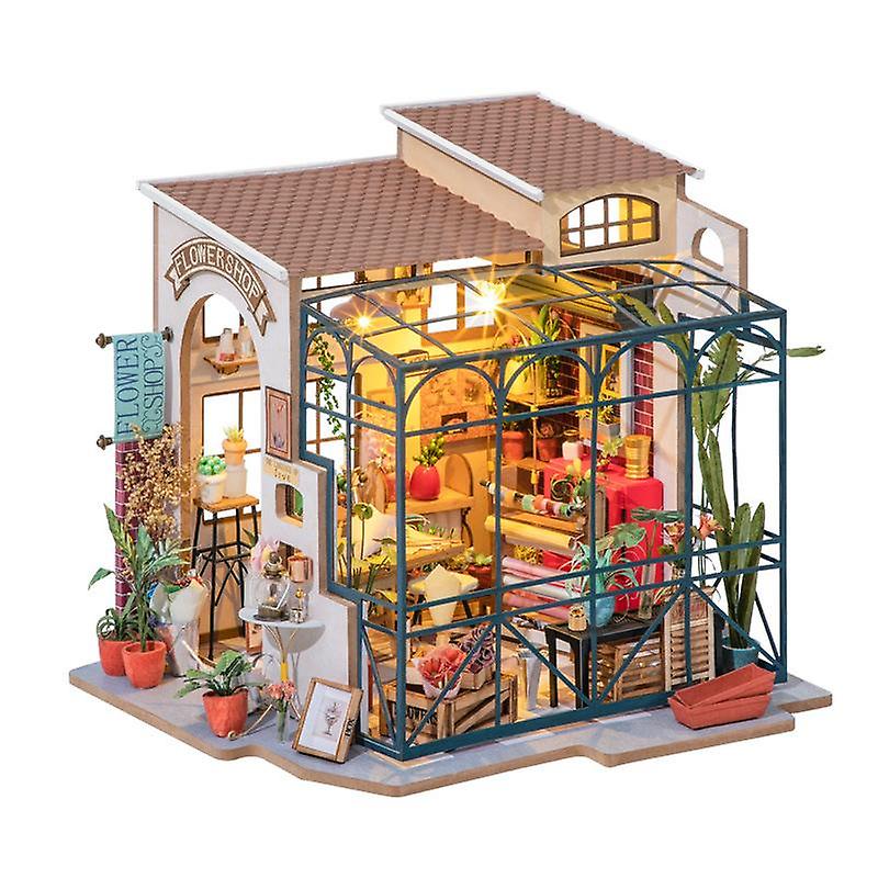 DIY Wooden Dollhouse Model Kits - zipzapproducts