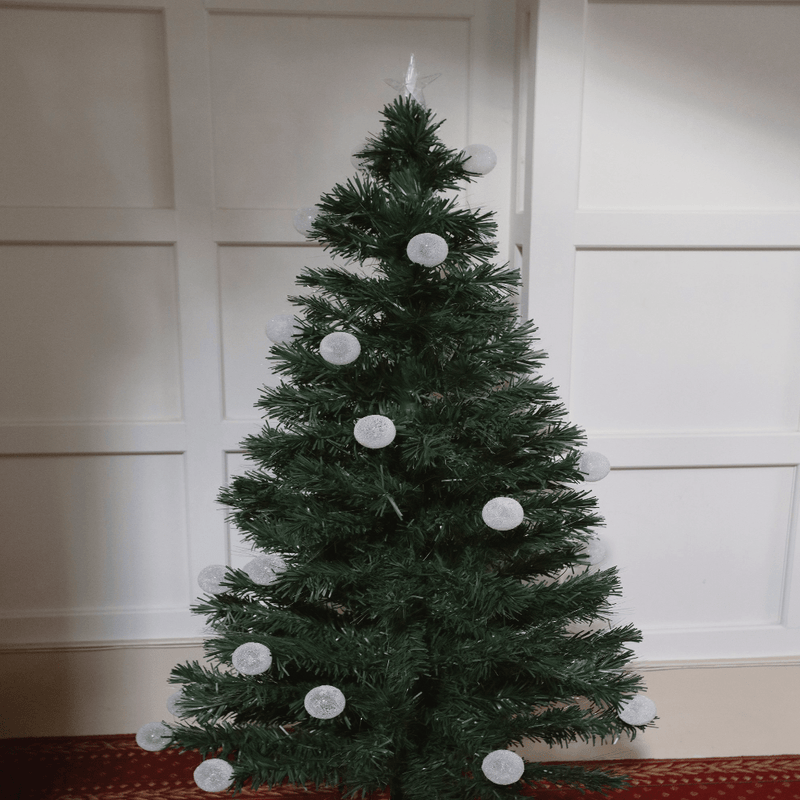 Fibre Optic Christmas Tree With Colour Changing LED Balls - zipzapproducts