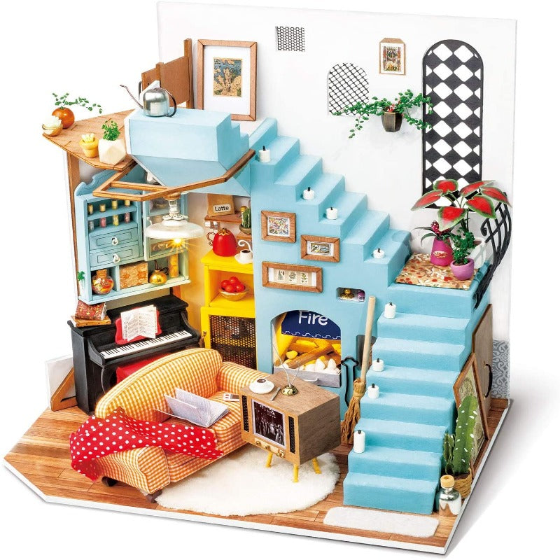 DIY Wooden Dollhouse Model Kits - zipzapproducts