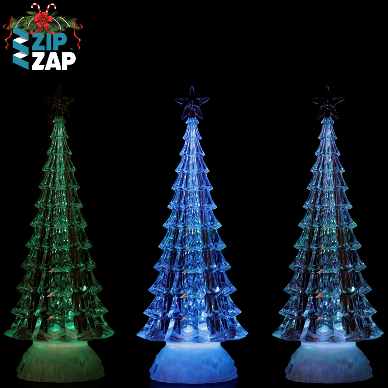 Light up Acrylic Christmas Tree - zipzapproducts