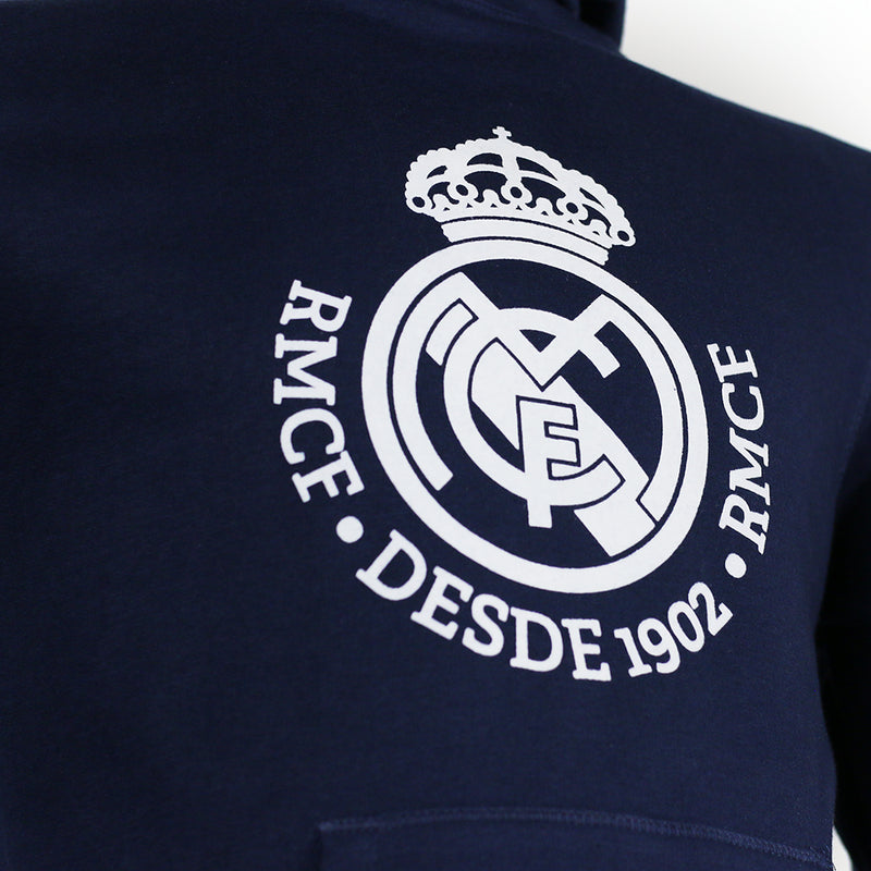 Real Madrid Hooded Sweatshirt No.1 Navy Blue - zipzapproducts