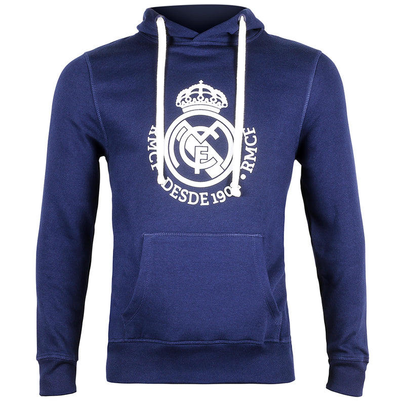 Real Madrid Hooded Sweatshirt No.1 Navy Blue - zipzapproducts