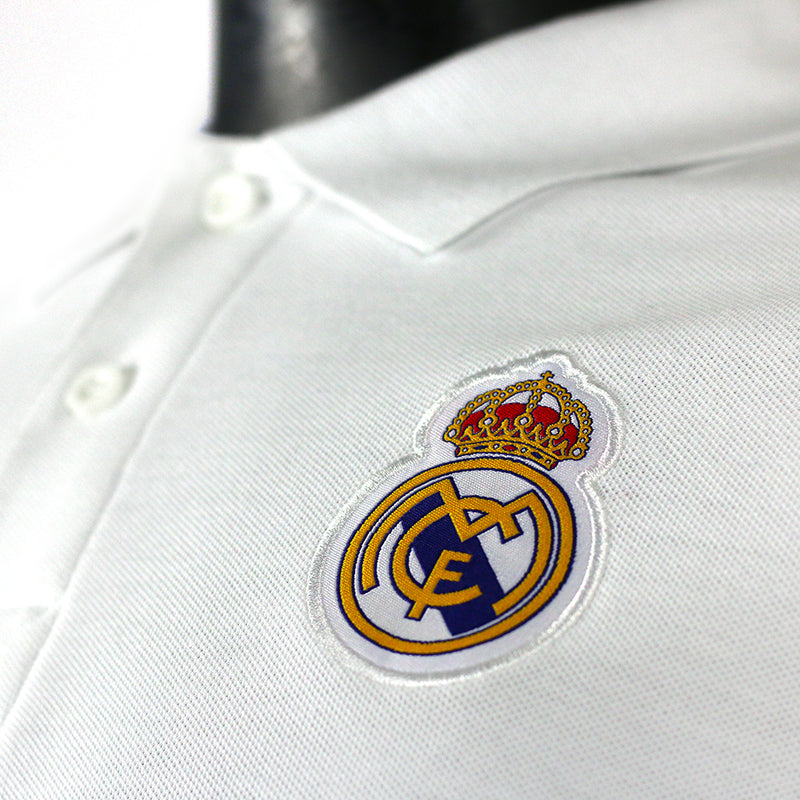 Real Madrid Polo No.1 White - zipzapproducts