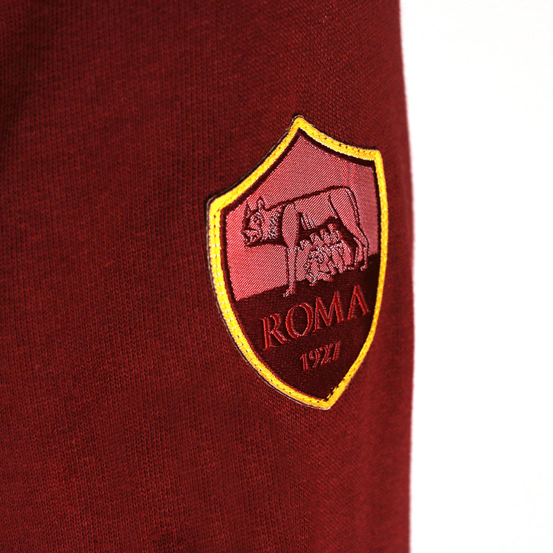 AS Roma Full Zipped Hooded Sweatshirt Red - zipzapproducts