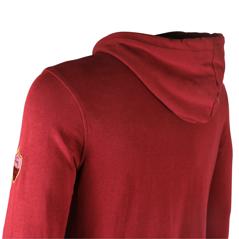 AS Roma Full Zipped Hooded Sweatshirt Red - zipzapproducts