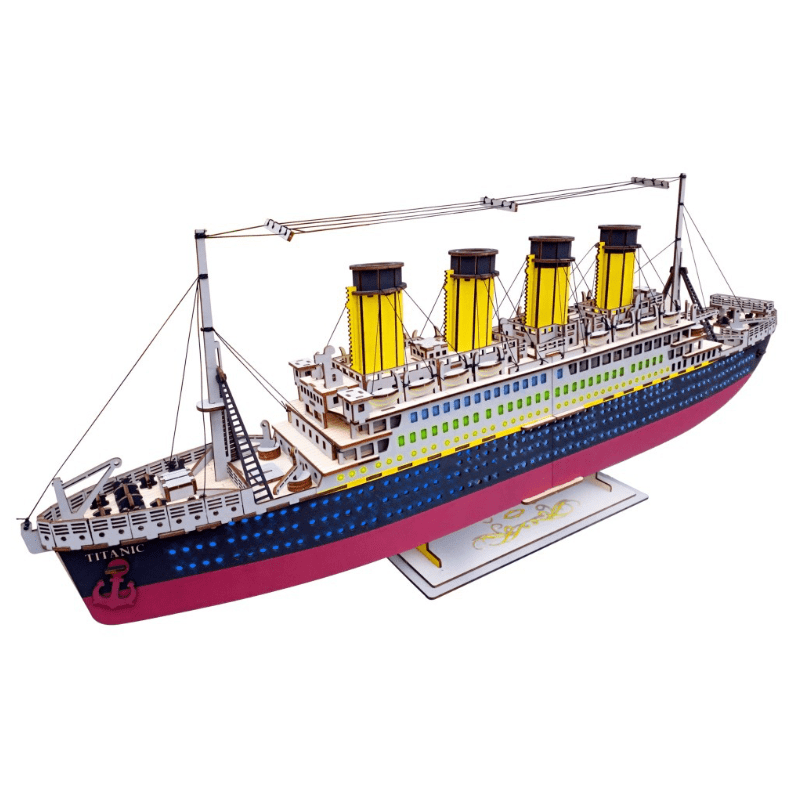 3D Wooden Titanic Puzzle - zipzapproducts