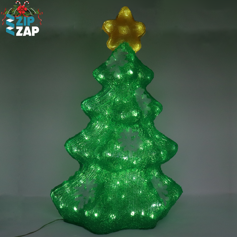 2ft Outdoor Illuminated  Christmas Tree - zipzapproducts