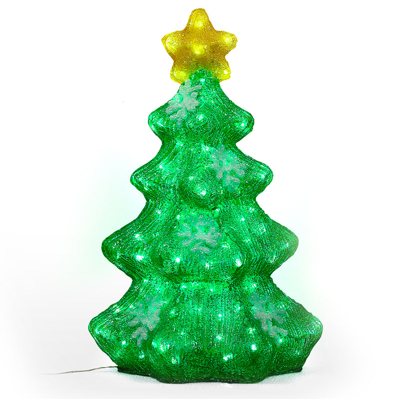 2ft Outdoor Illuminated  Christmas Tree - zipzapproducts