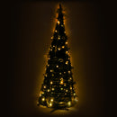 6ft Green and Gold Pre-lit Popup Christmas tree - zipzapproducts