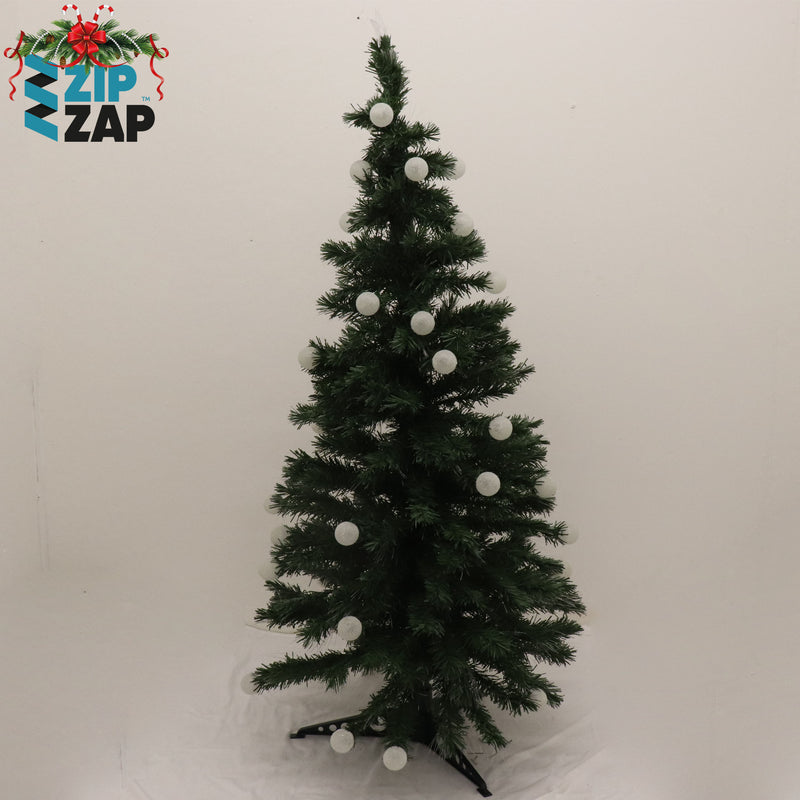 Fibre Optic Christmas Tree with LED light Balls - zipzapproducts