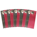 10x Luxury Bottle Bags Black/Pink - zipzapproducts