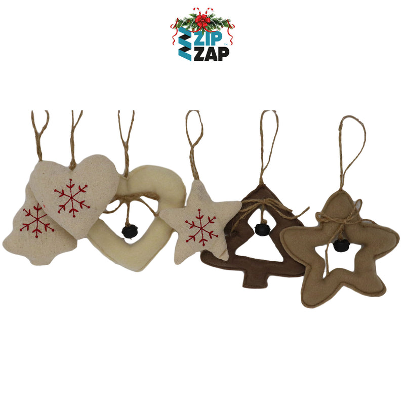 Fabric Christmas Decoration - zipzapproducts