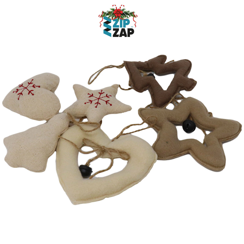 Fabric Christmas Decoration - zipzapproducts