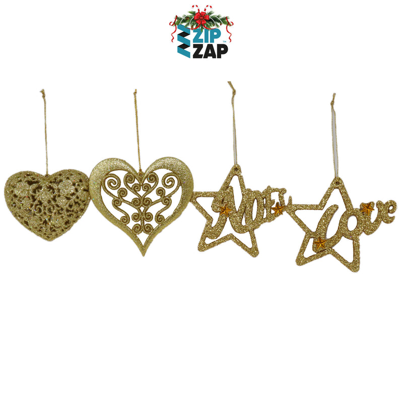 Gold Glitter Decorations - zipzapproducts