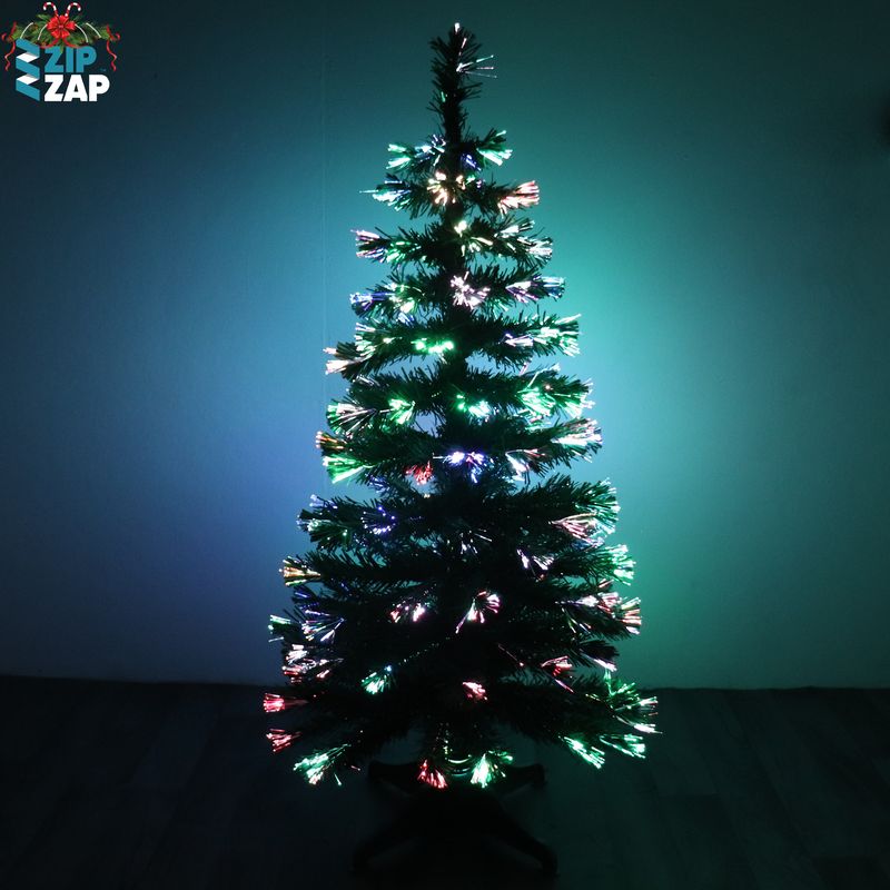 Green Fibre Optic Christmas Tree - zipzapproducts