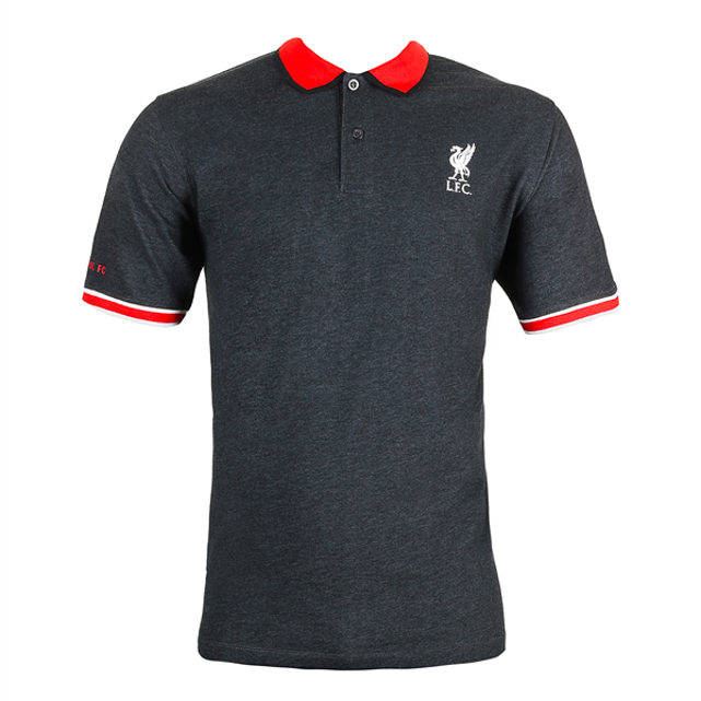 LFC Tipped Collar Polo Shirt Black - zipzapproducts