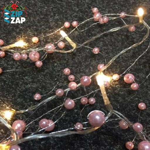 Pink Bead Garland - zipzapproducts