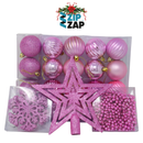 26 Piece Hot Pink Christmas Decoration Set - zipzapproducts